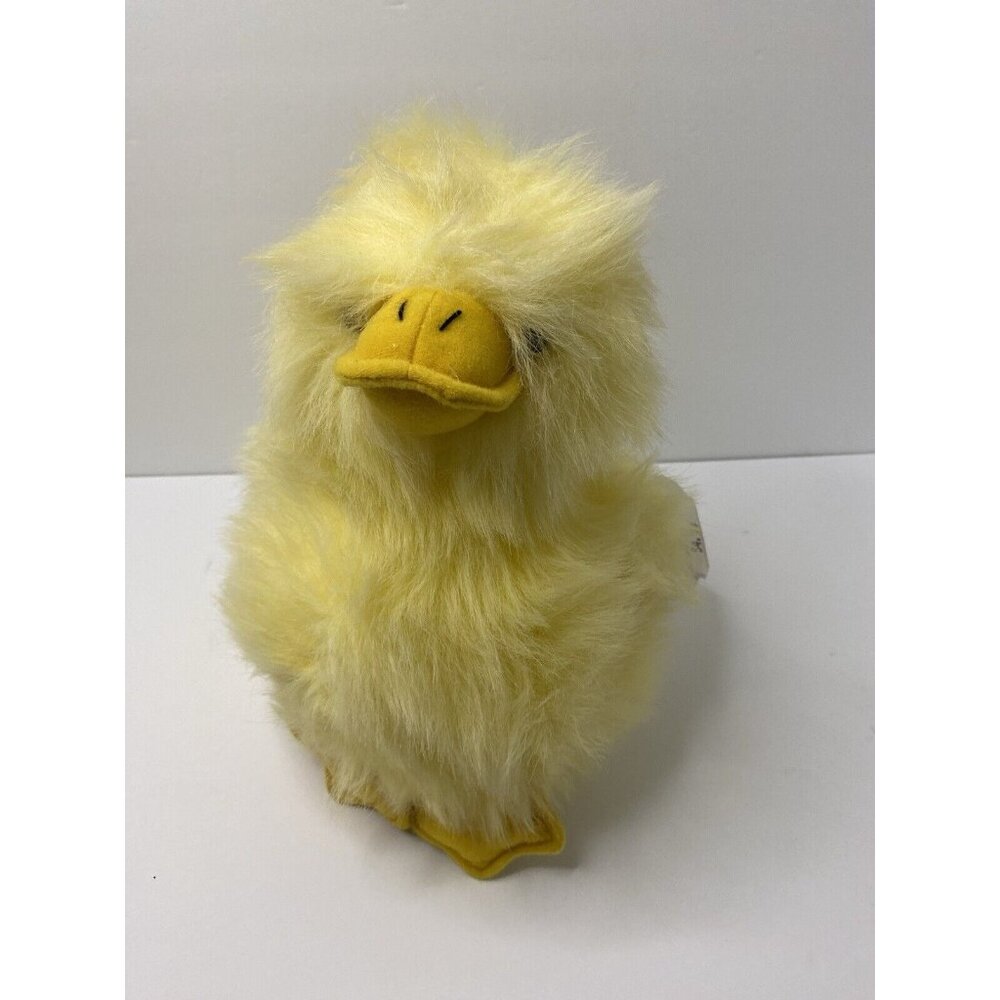 Wishpets Fluffy Duck Plush Chick Yellow 10" Stuffed‎ Animal 1999 Vintage W/ Tag